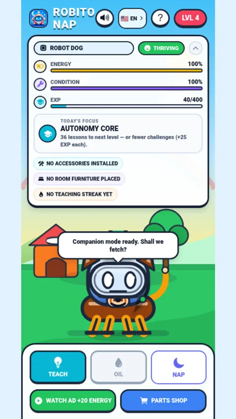 Robito Nap screenshot 1