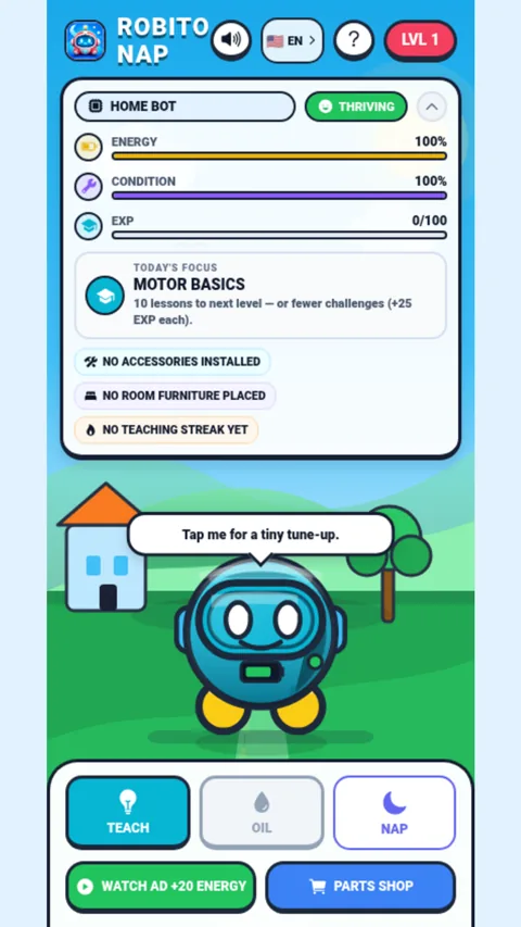Robito Nap screenshot 2