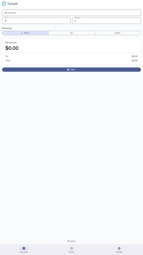 TipSplit screenshot 1