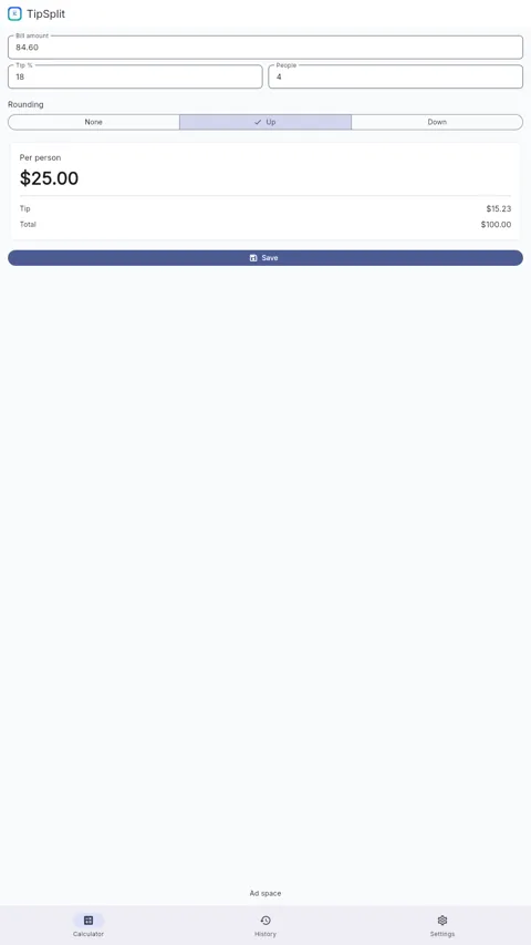 TipSplit screenshot 3